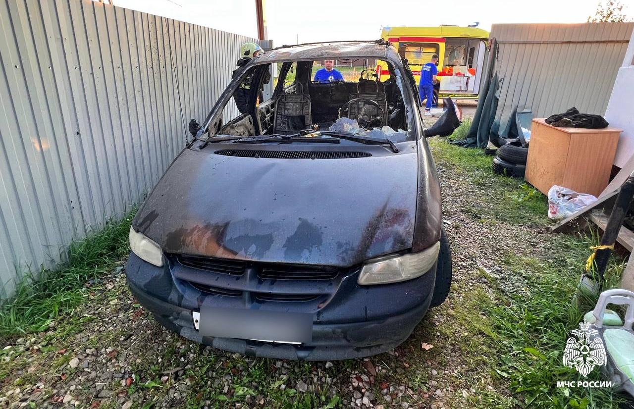 Под Тверью из-за неисправной электрики сгорел автомобиль - новости Афанасий