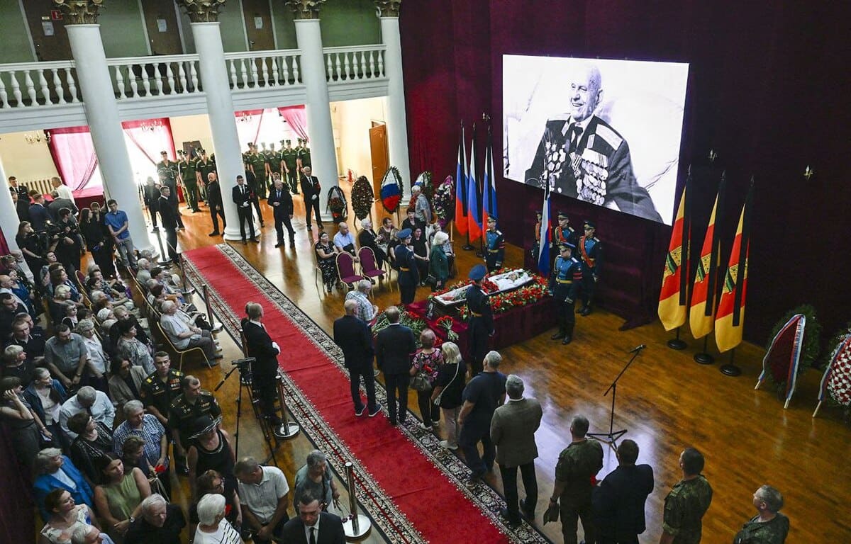 Тверская область простилась с ветераном Ржевской битвы Спартаком Сычёвым Фото предоставлено правительством Тверской области