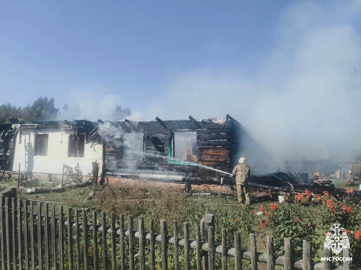 На пожаре в Рамешковском округе погибла женщина Фото: МЧС