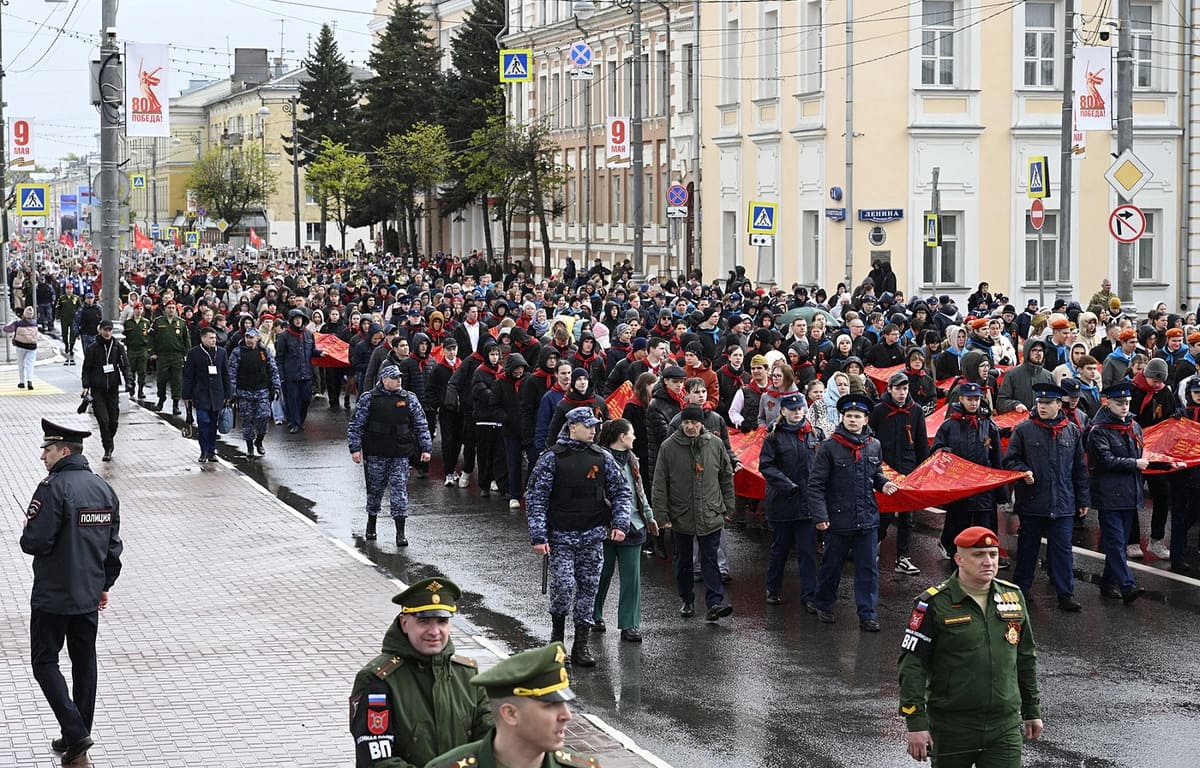 В День Победы Росгвардия обеспечивала безопасность на торжествах в Твери