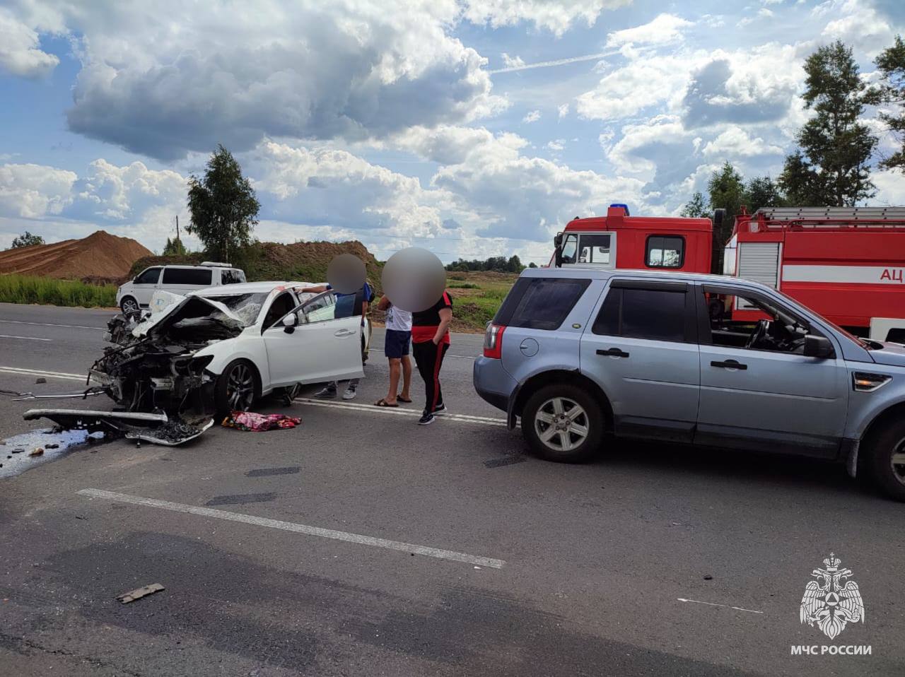 Под Зубцовом произошло ДТП с пострадавшим Фото: МЧС