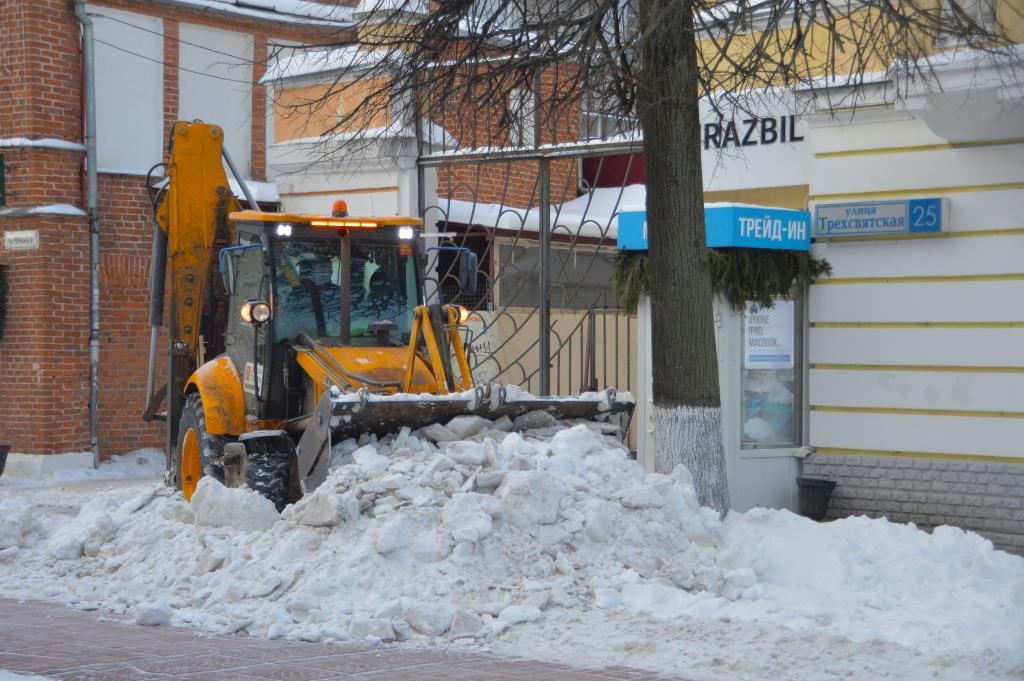 С улиц Твери вывезли 30 тысяч кубометров снега Фото: администрация Твери