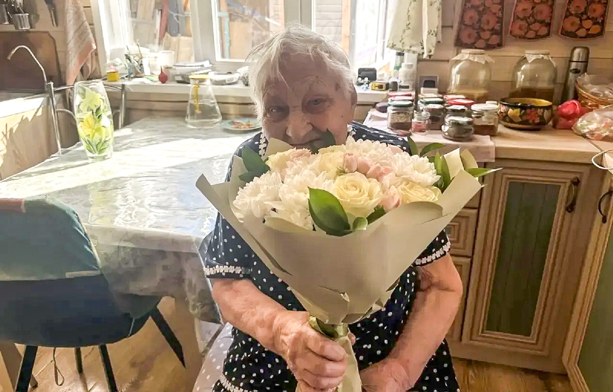 Жительнице Ржева Татьяне Ивановне Клубничкиной исполнилось 102 года 