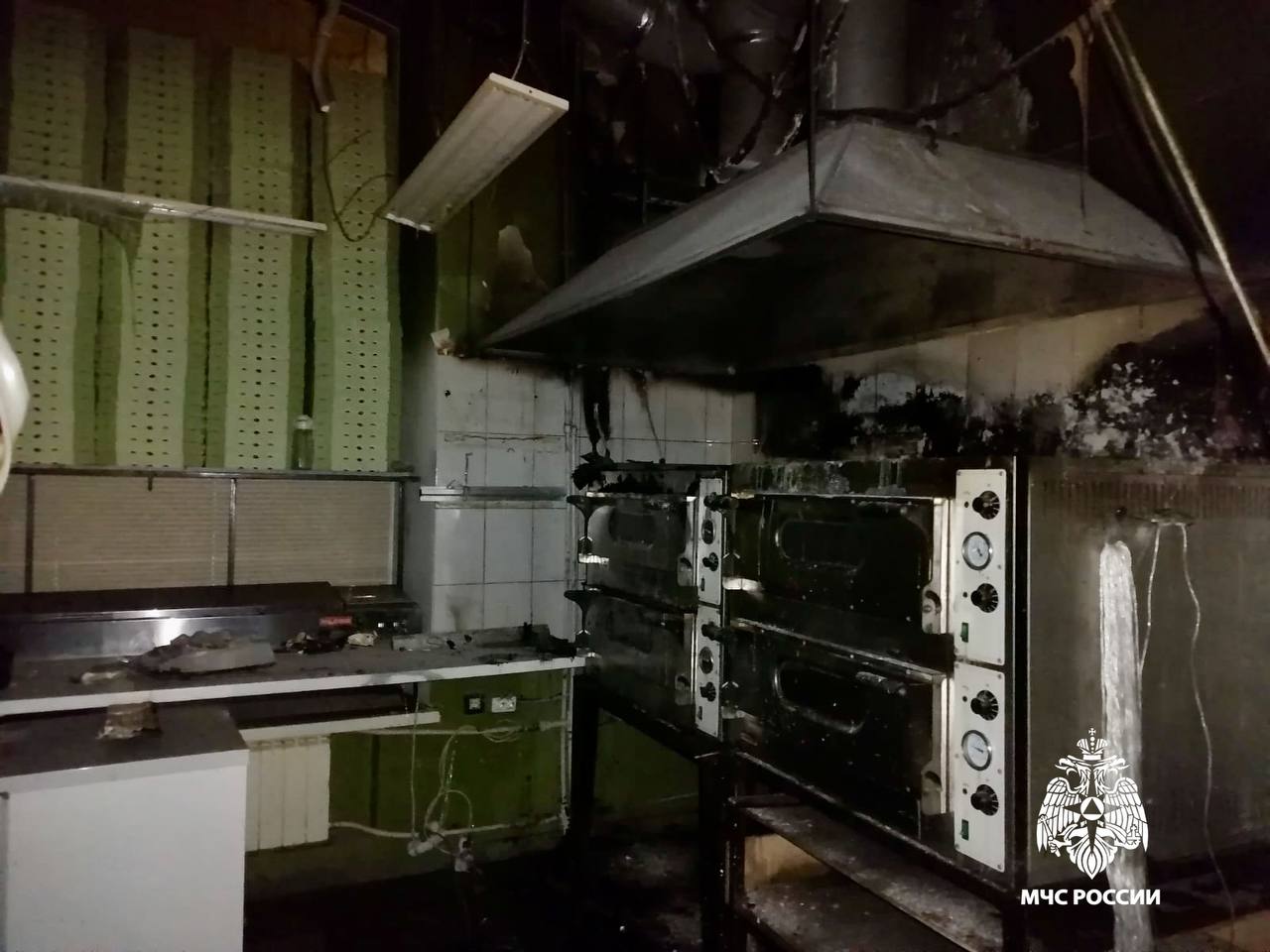 В Твери горело кафе на проспекте Победы Фото: ГУ МЧС России по Тверской области