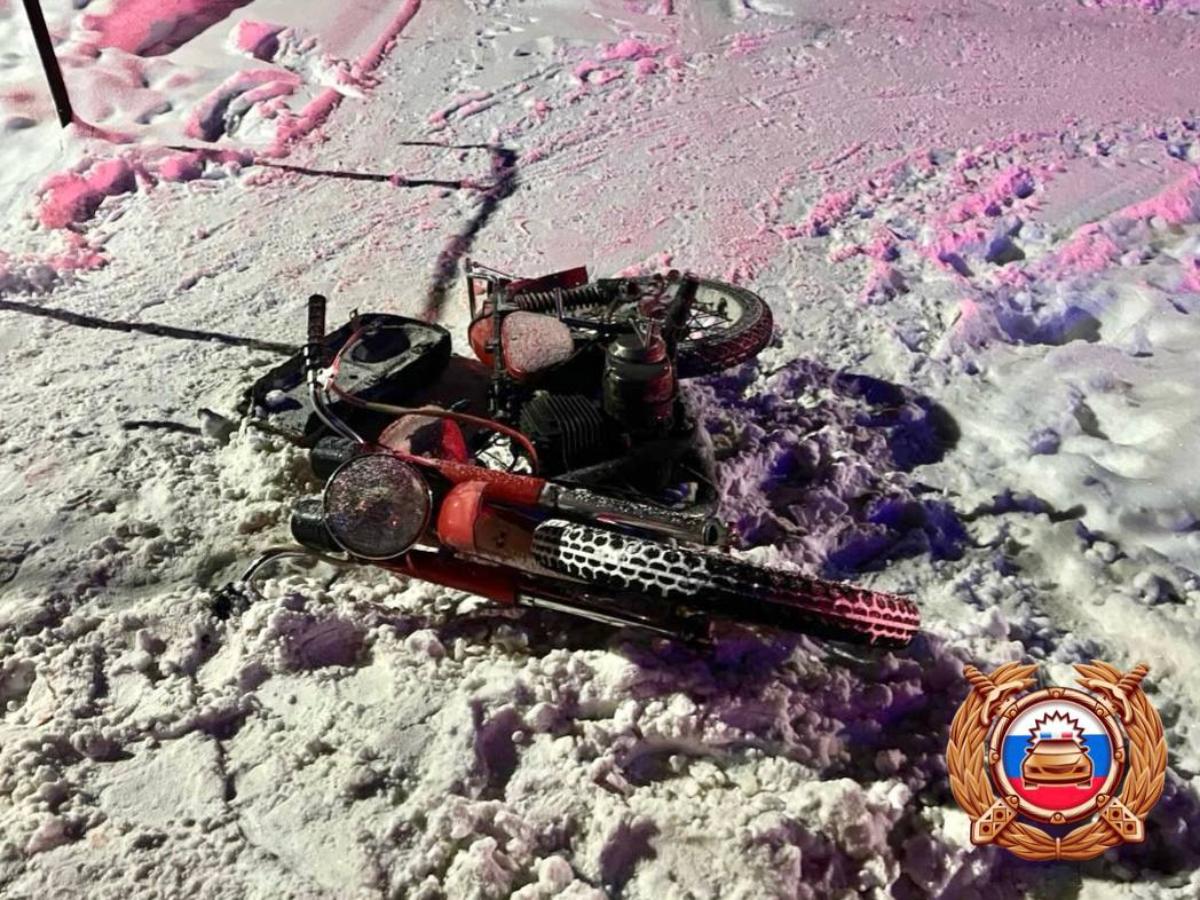 Подросток на мотоцикле попал в ДТП в Тверской области Фото: ГАИ