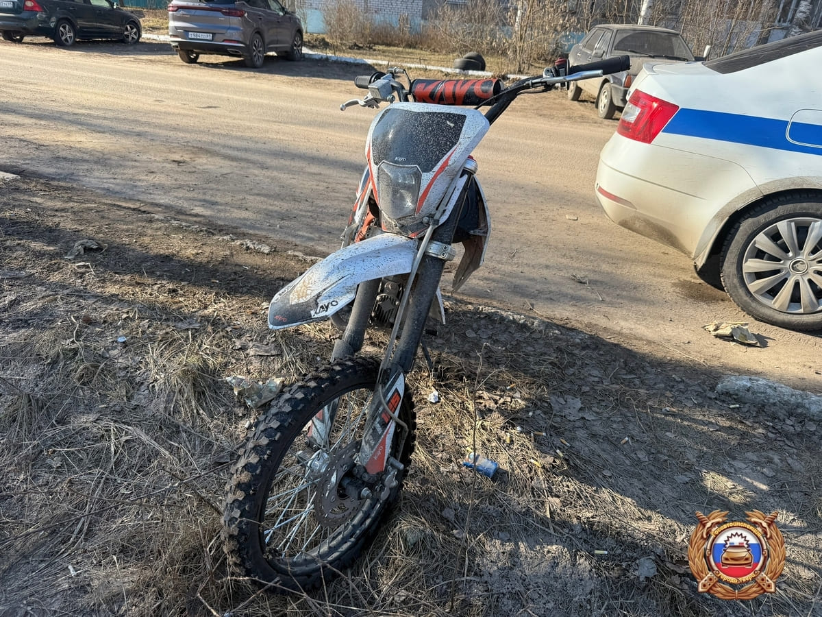 В Твери подросток на питбайке устроил погоню с ДПС Фото: ГАИ