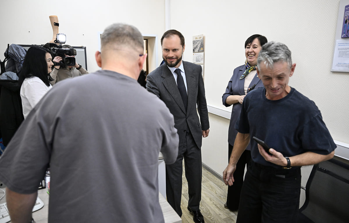 Врио губернатора Тверской области посетил тверской фонд «Защитники Отечества» Фото предоставлено правительством Тверской области