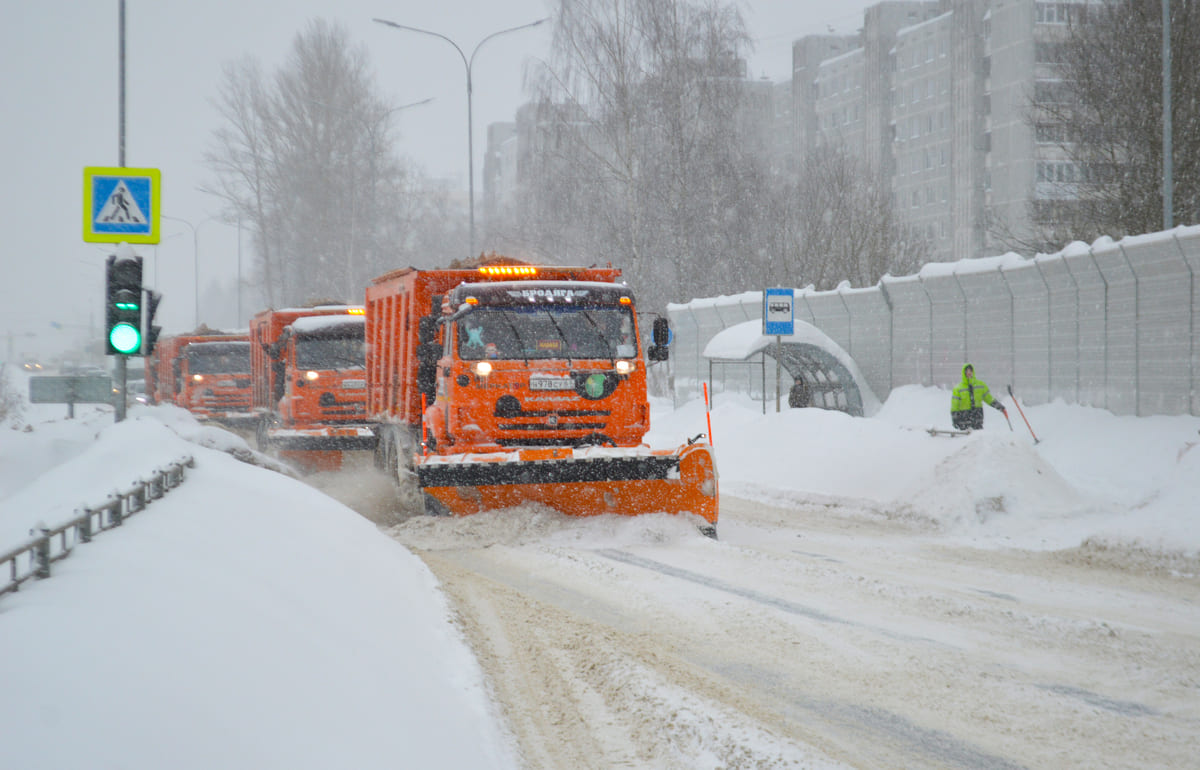 В Твери в усиленном режиме ведется расчистка улиц Фото: администрация Твери
