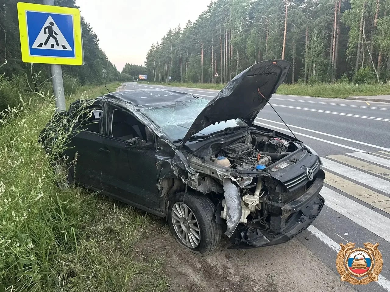 Два человека пострадали в ДТП под Кимрами Фото: Управление ГАИ по Тверской области