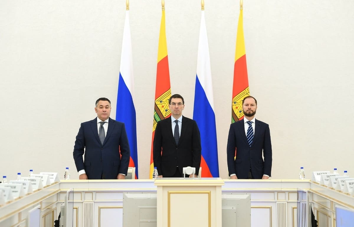 Врио губернатора Тверской области Виталий Королев официально вступил в должность Фото предоставлено правительством Тверской области