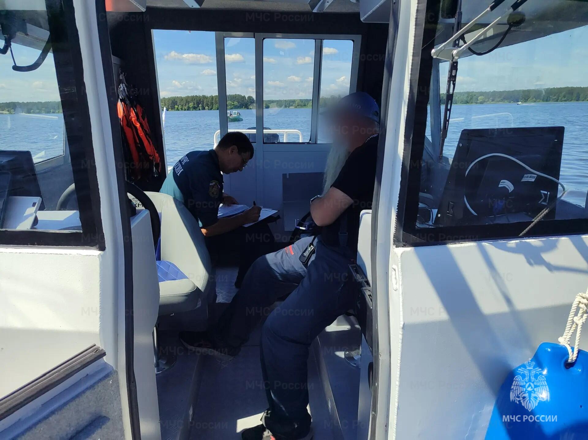 Сотрудники ГИМС патрулируют водоемы Тверской области Фото: ГУ МЧС по Тверской области