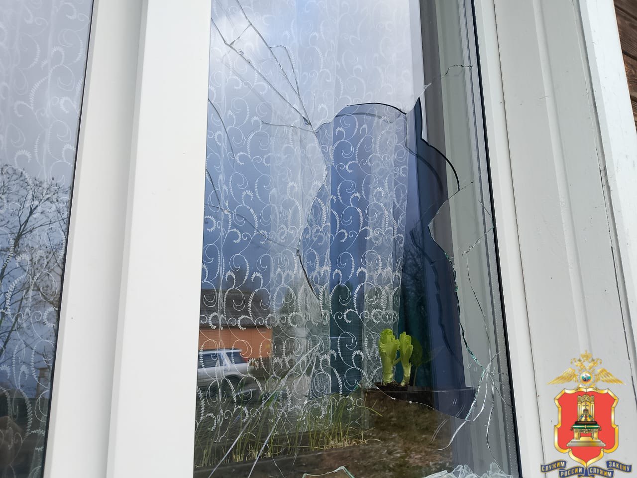 Житель Сонково разбил чужие окна в поисках жены 