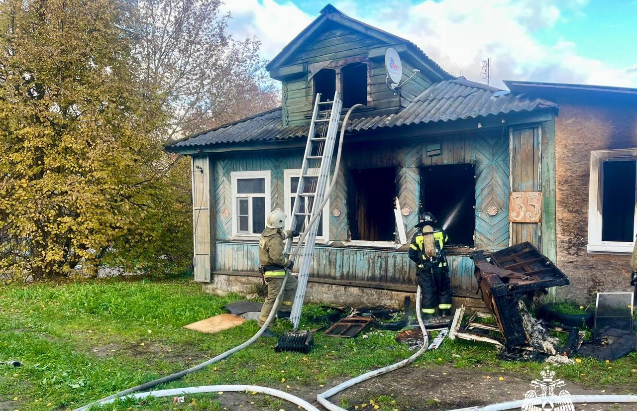 В Старице сгорел жилой дом - новости Афанасий