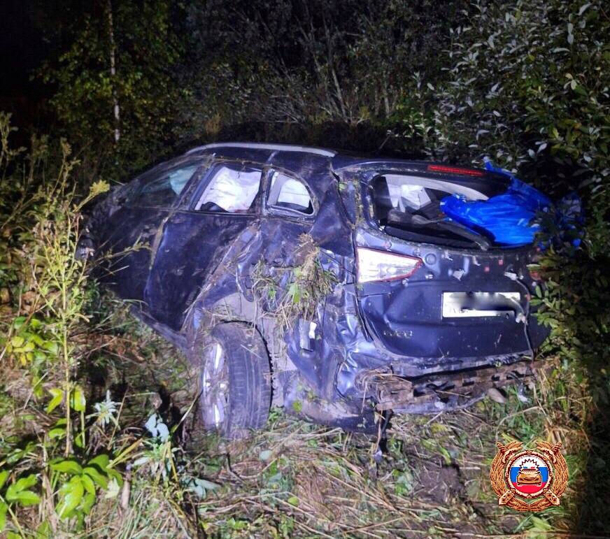 15-летний водитель и два его друга пострадали в ДТП под Торжком Тверской области Фото: ГАИ