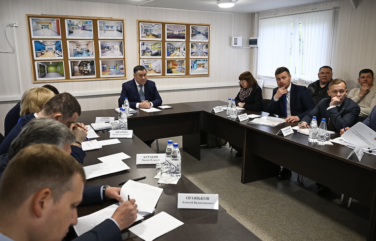 Губернатор Игорь Руденя провёл выездное совещание по строительству Детской областной клинической больницы в Твери  - новости Афанасий