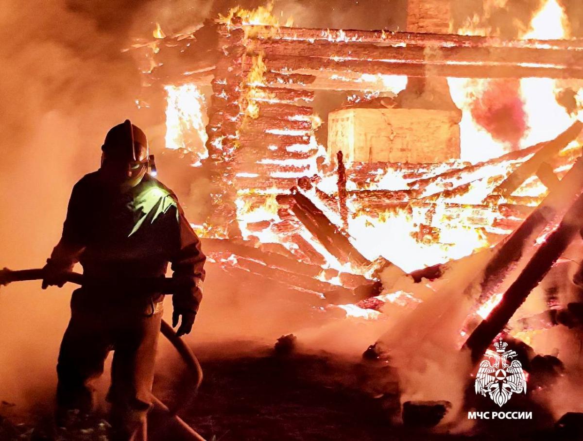Пожарные спасли от огня деревню в Тверской области Фото: МЧС Тверской области