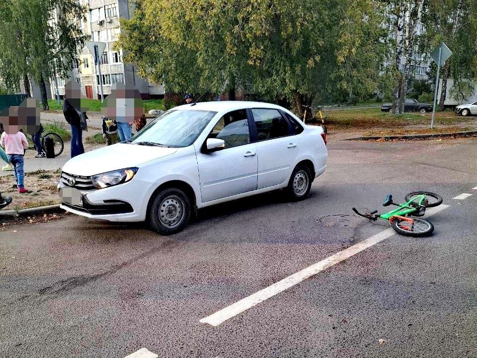 В Твери на Артиллерийском переулке сбили 9-летнего велосипедиста Фото: ГАИ