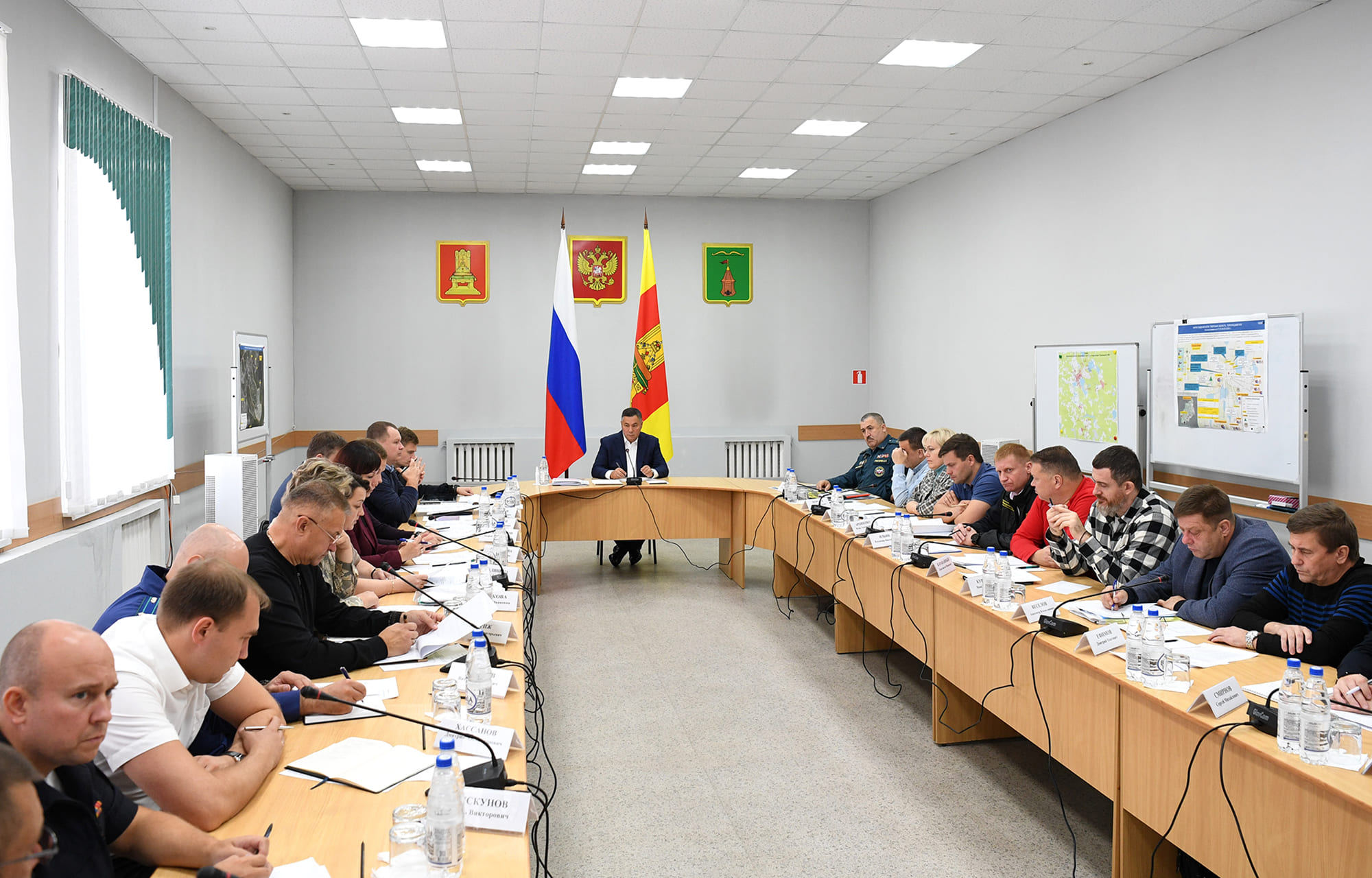 Ремонт жилья, подключение отопления, контроль цен на стройматериалы: губернатор Игорь Руденя поставил задачи по Торопцу Фото: правительство Тверской области