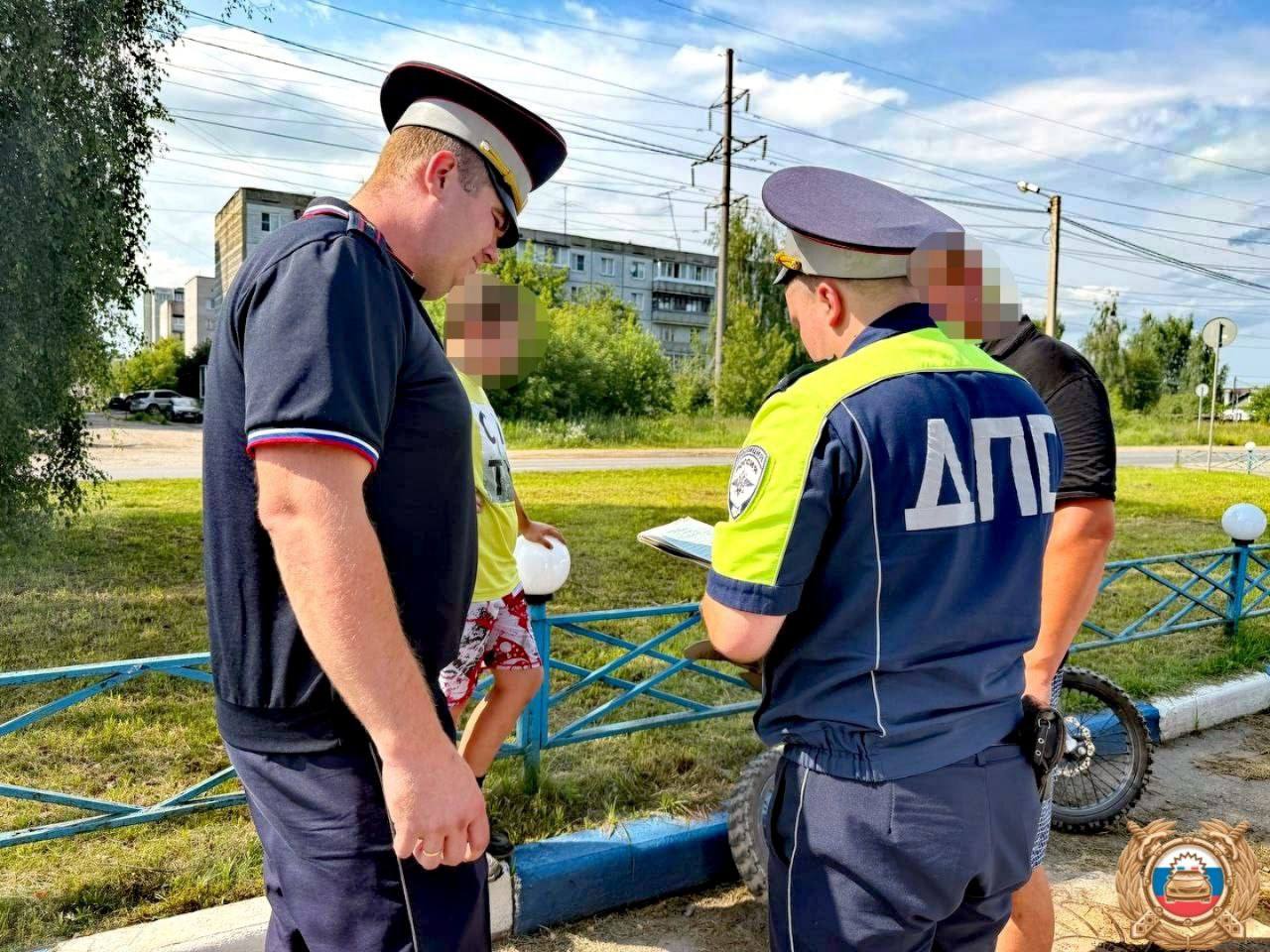В Твери 11-летний мальчик отстранён от управления питбайком