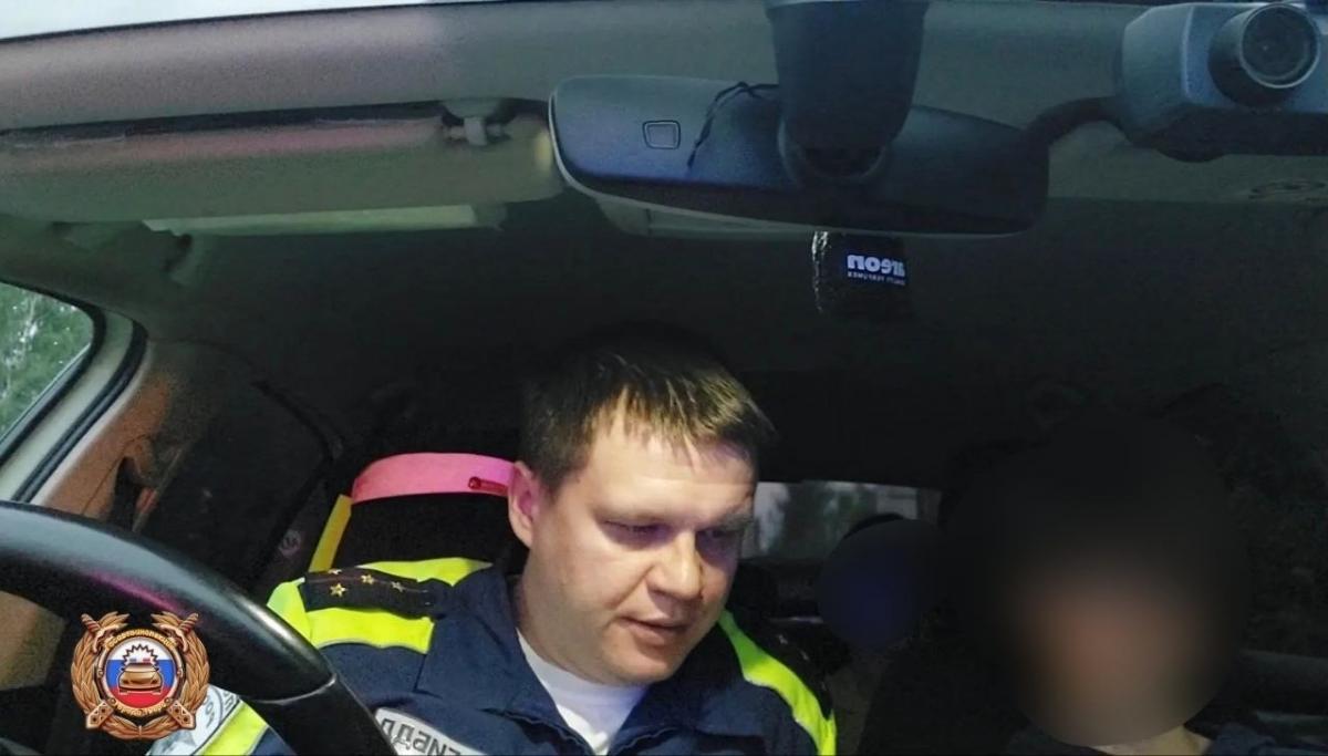 В деревне под Тверью остановили 13-летнего мальчика на скутере Фото: ГАИ