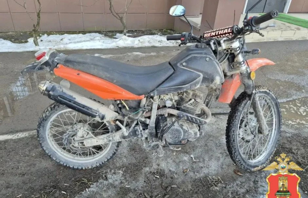 В Бежецеком округе Тверской области раскрыт угон мотоцикла Фото: пресс-служба УМВД России по Тверской области