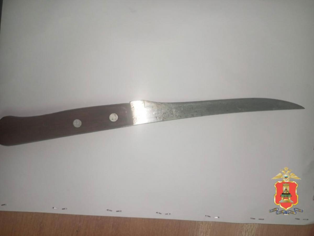 Житель Бежецка пырнул ножом приятеля, засидевшегося в гостях Фото: УМВД Тверской области