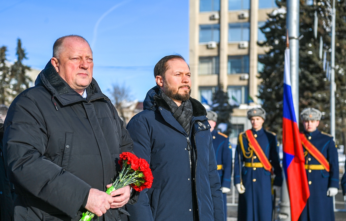 Врио губернатора Виталий Королев в Твери почтил память защитников Отечества - новости Афанасий