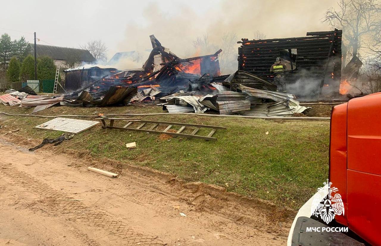 Под Осташковом в Тверской области хозяин дома пострадал при пожаре - новости Афанасий