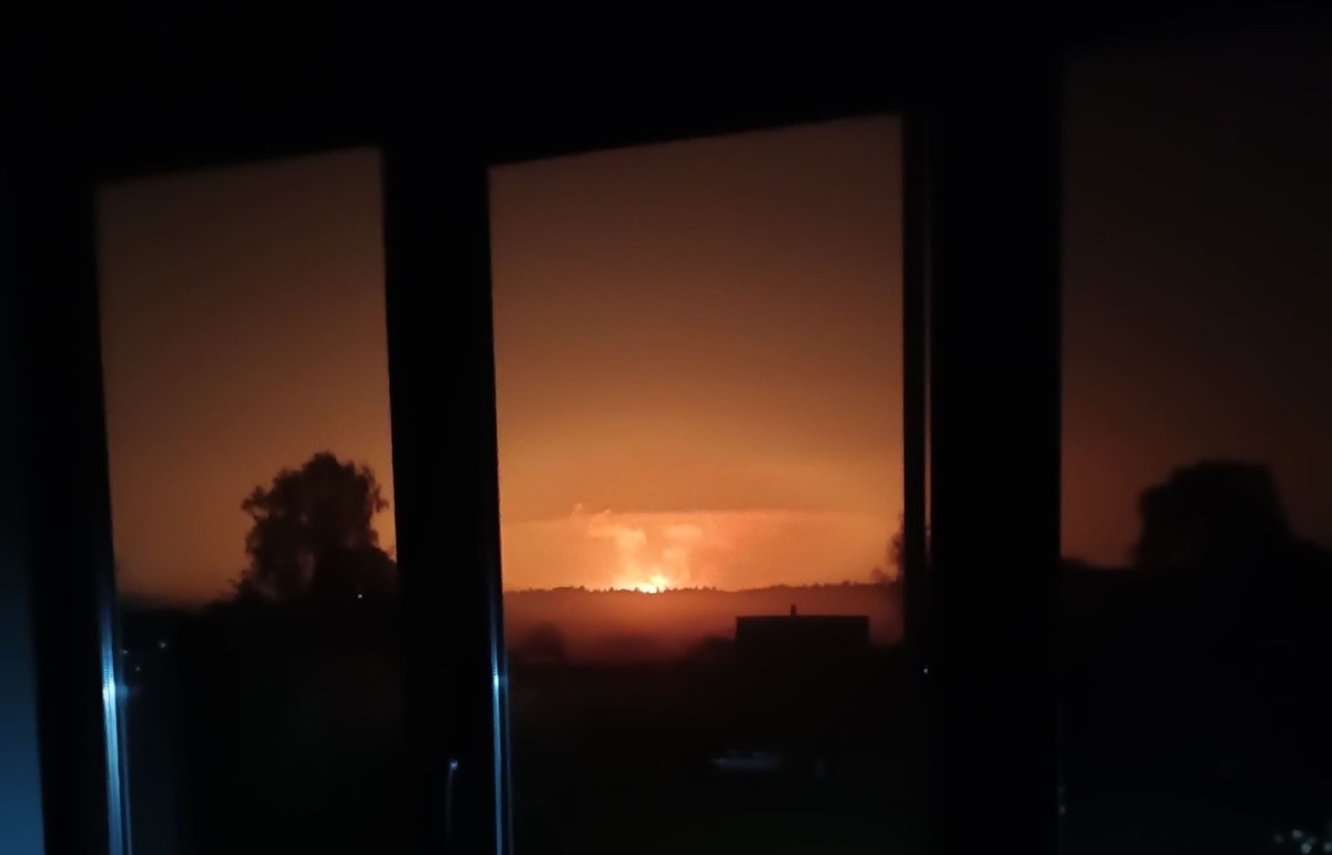 В Торопце Тверской области для безопасности жителей принято решение о частичной эвакуации Фото с места, соцсети