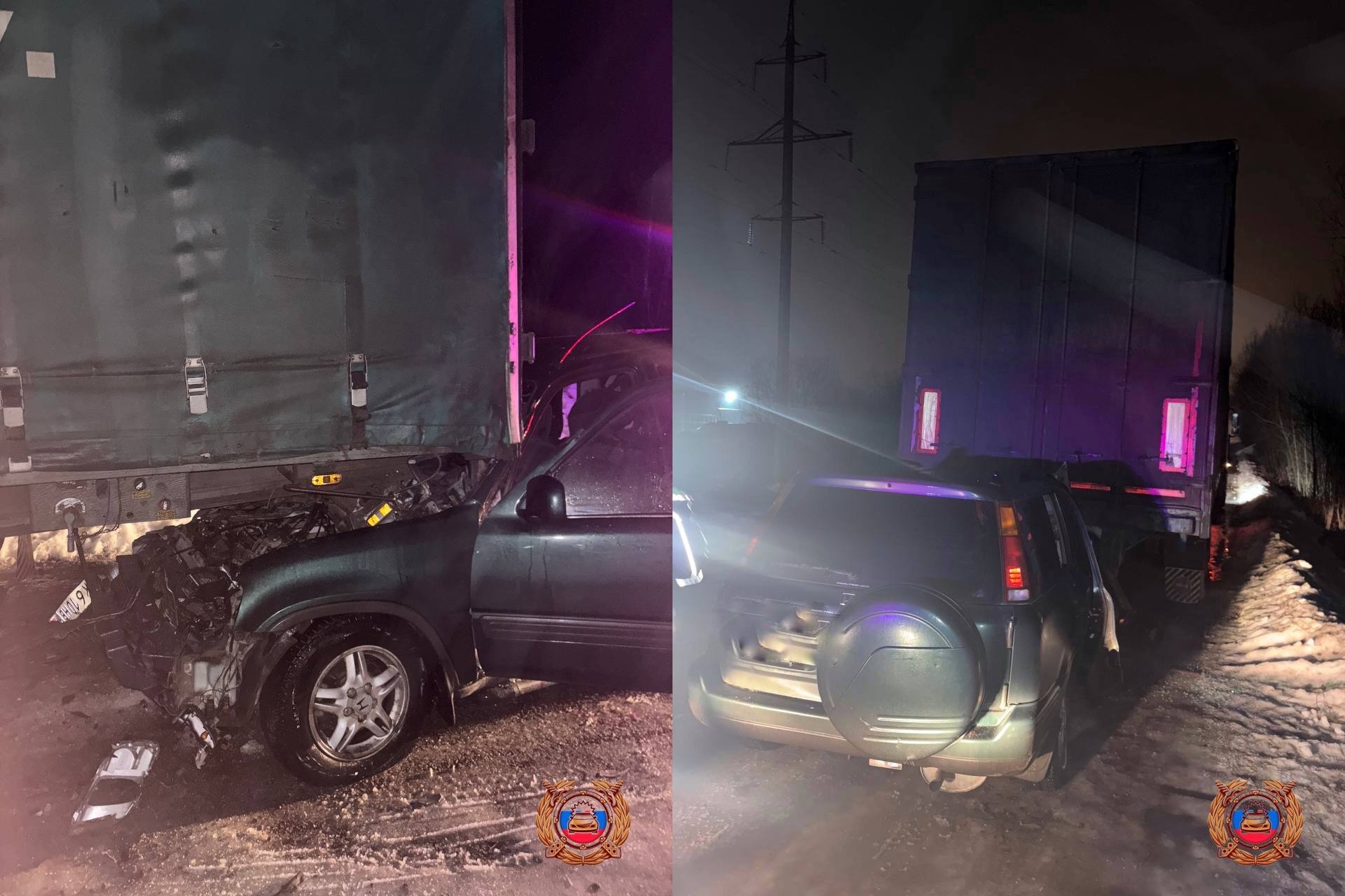 В Редкино Тверской области неадекватный водитель легковушки врезался в стоящий грузовик - новости Афанасий