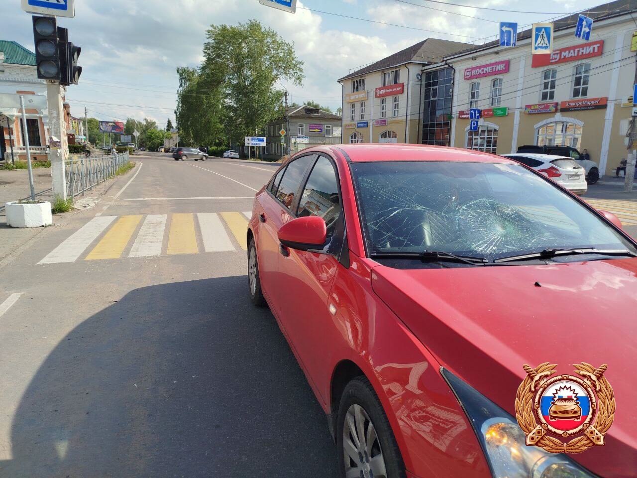 В Бежецке юный велосипедист попал под «Шевроле» Фото: Госавтоинспекция Тверской области