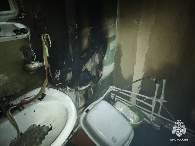 В Бологое из-за стиральной машины начался пожар