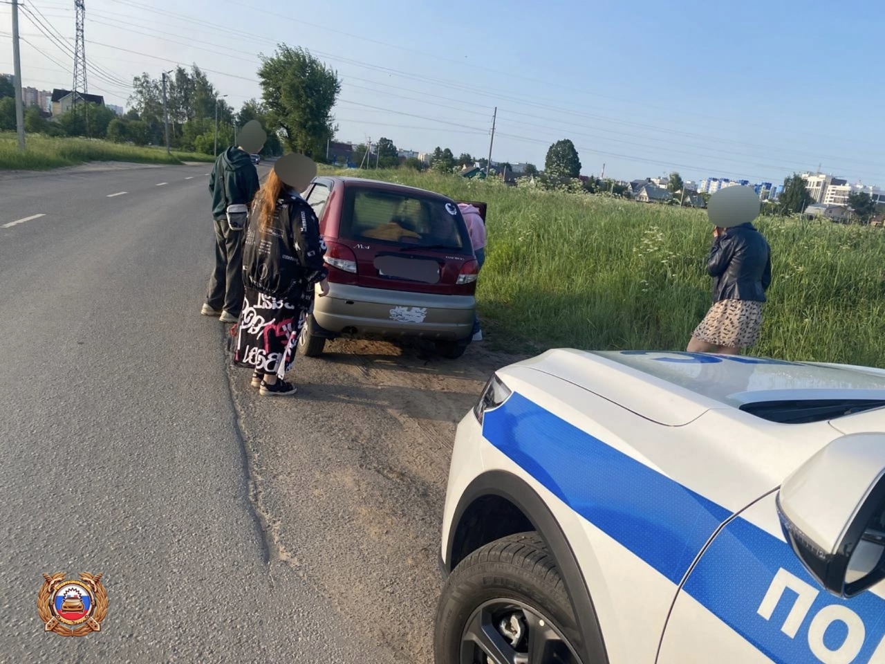 Рано утром в Твери остановили 16-летнего водителя на Daewoo Matiz Фото: Госавтоинспекция города Твери