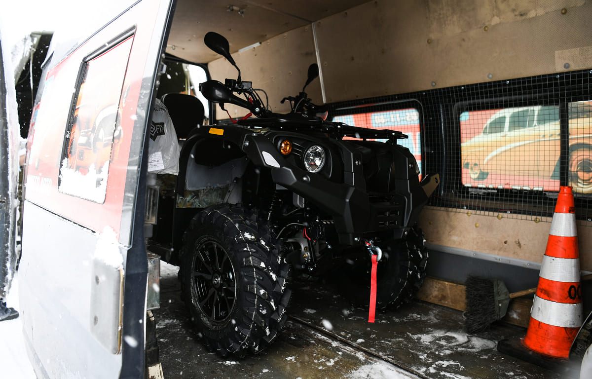 Из Тверской области в зону СВО направлены квадроцикл и защита от тепловизоров Фото предоставлено правительством Тверской области