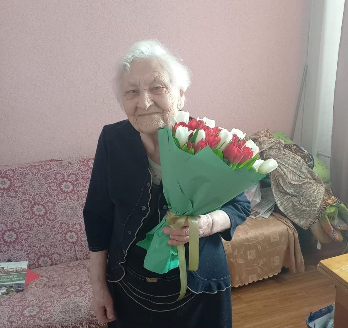 100-летие отмечает участница Великой Отечественной войны Татьяна Ивановна Клубничкина из Тверской области 