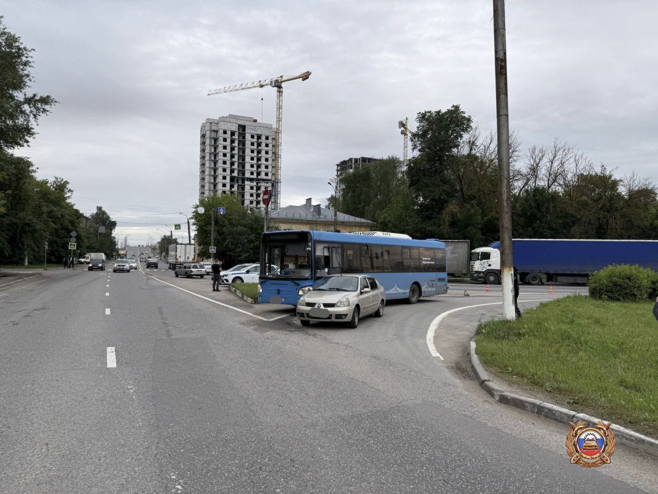Двое детей пострадали в ДТП с автобусом в Твери  Фото: Отдел Госавтоинспекции УМВД по городу Твери