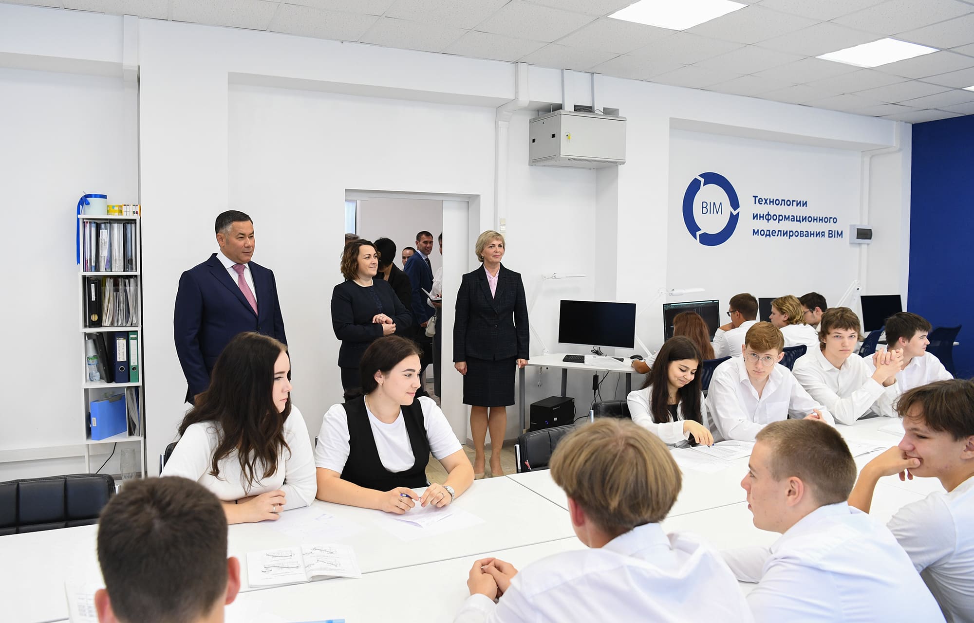 Тверской технологический колледж в новом учебном году принял более 400 первокурсников Фото: правительство Тверской области