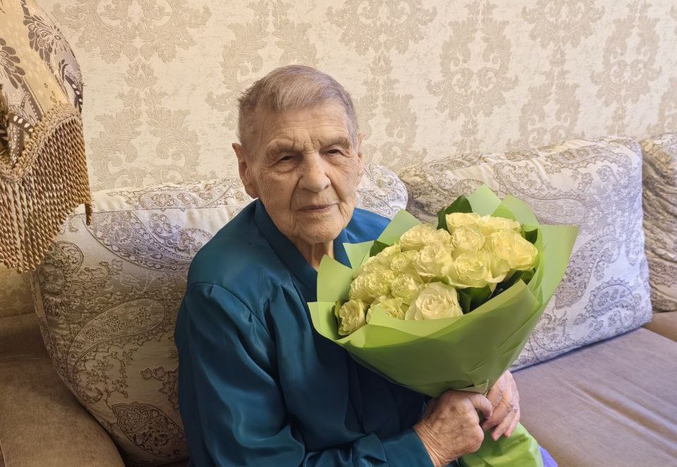Труженице тыла Марии Ивановне Морозовой исполнился 101 год 