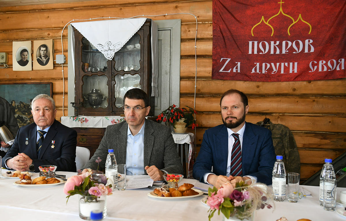 Игорь Щёголев и Виталий Королев встретились с «Героями Верхневолжья» Фото предоставлено правительством Тверской области