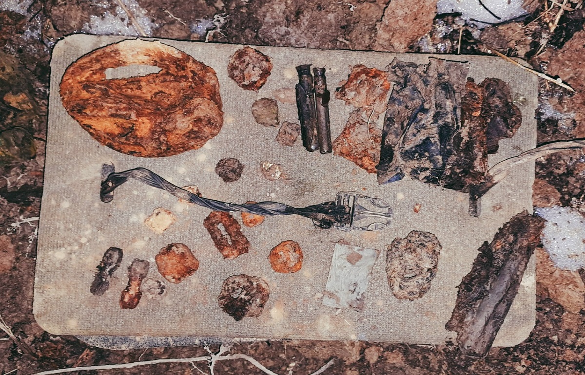 В Зубцовском районе подняли останки трех бойцов свердловской дивизии Фото: Поисковый отряд "Витязь"