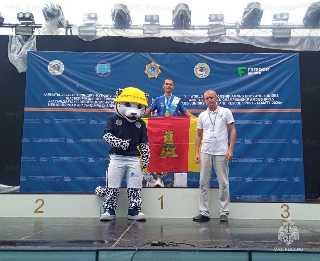 Иван Луканов из Тверской области стал чемпионом мира по пожарно-спасательному спорту Фото: ГУ МЧС России по Тверской области