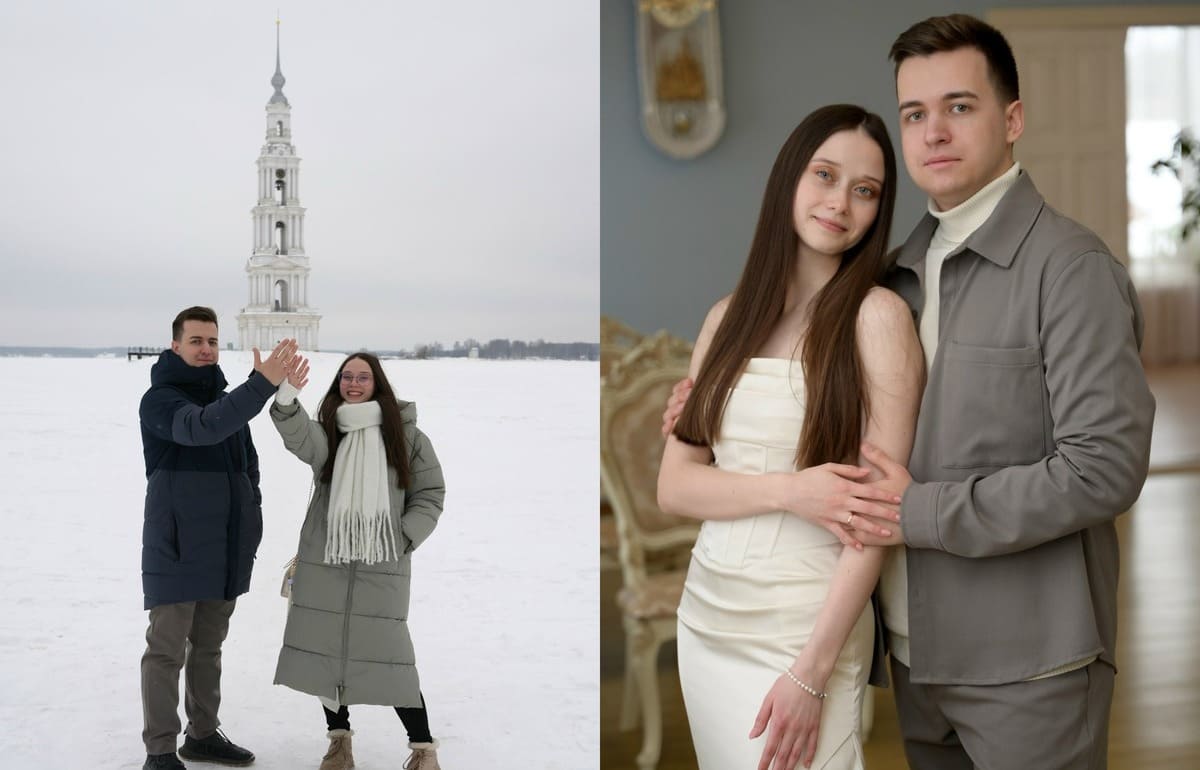 Влюбленные проехали 2 тыс км, чтобы пожениться в Калязине и стать Калязиными Фото: Администрация Калязинского округа