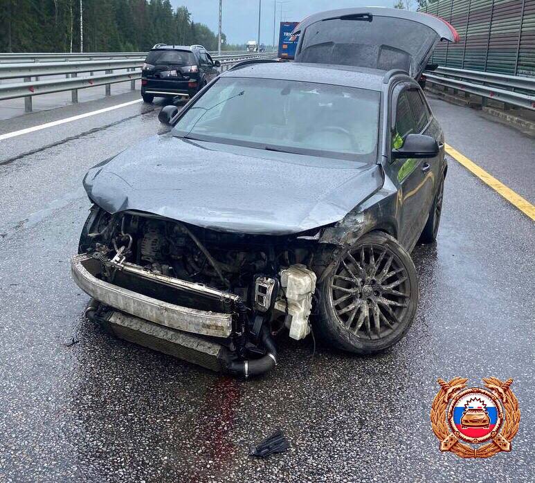 Пожилой водитель устроил ДТП на М11  Фото: Управление ГАИ по Тверской области