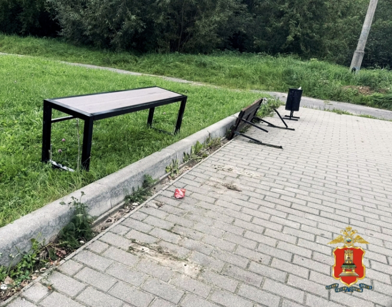 В Конаково нашли вандалов, повредивших лавочки у ДК 