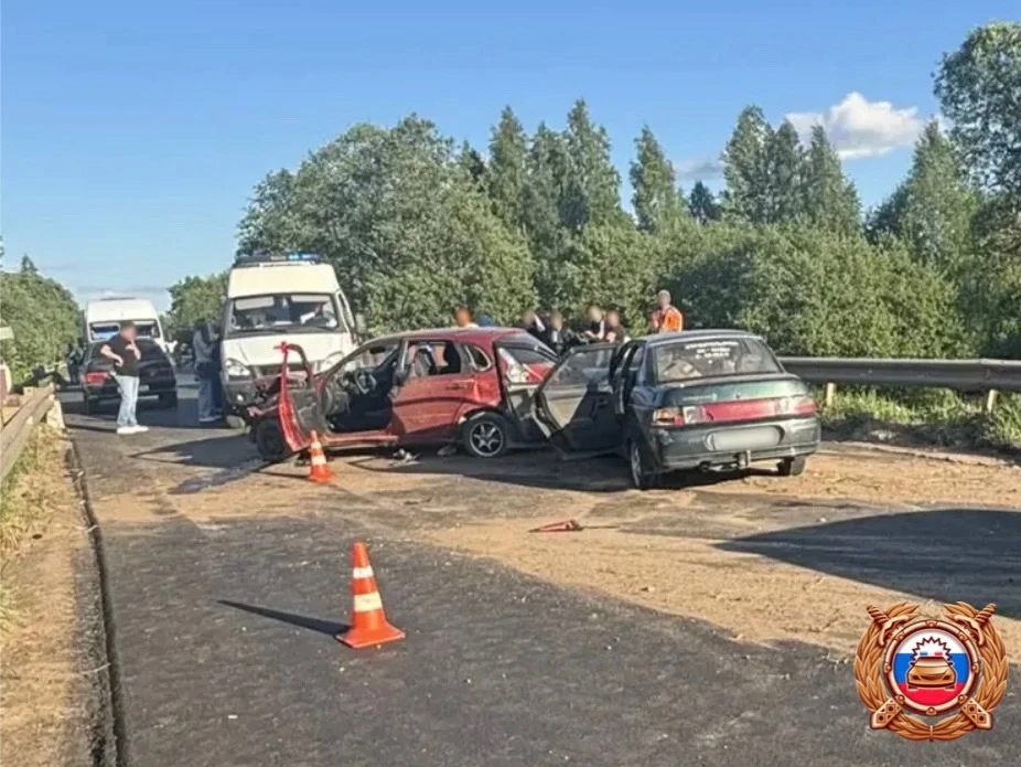 Под Нелидово в Тверской области в ДТП пострадал водитель Фото: ГАИ
