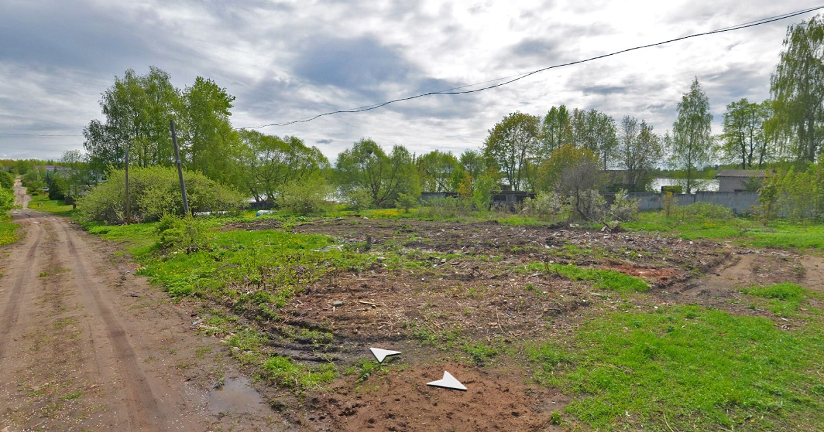В Калязине снесли аварийный дом Фото: Яндекс.Панорамы