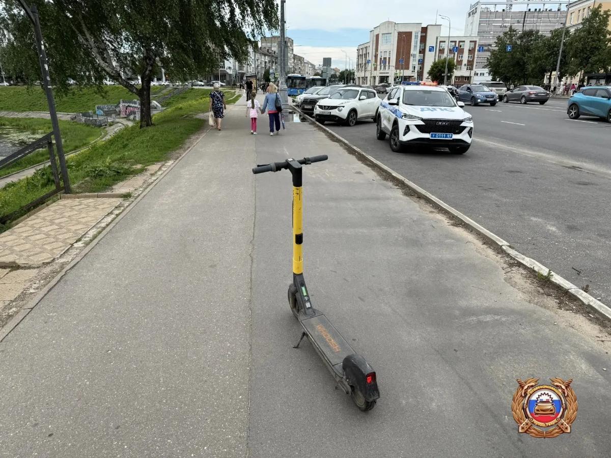 В Твери завели дело после травмирования женщины из-за наезда электросамоката Фото: ГАИ