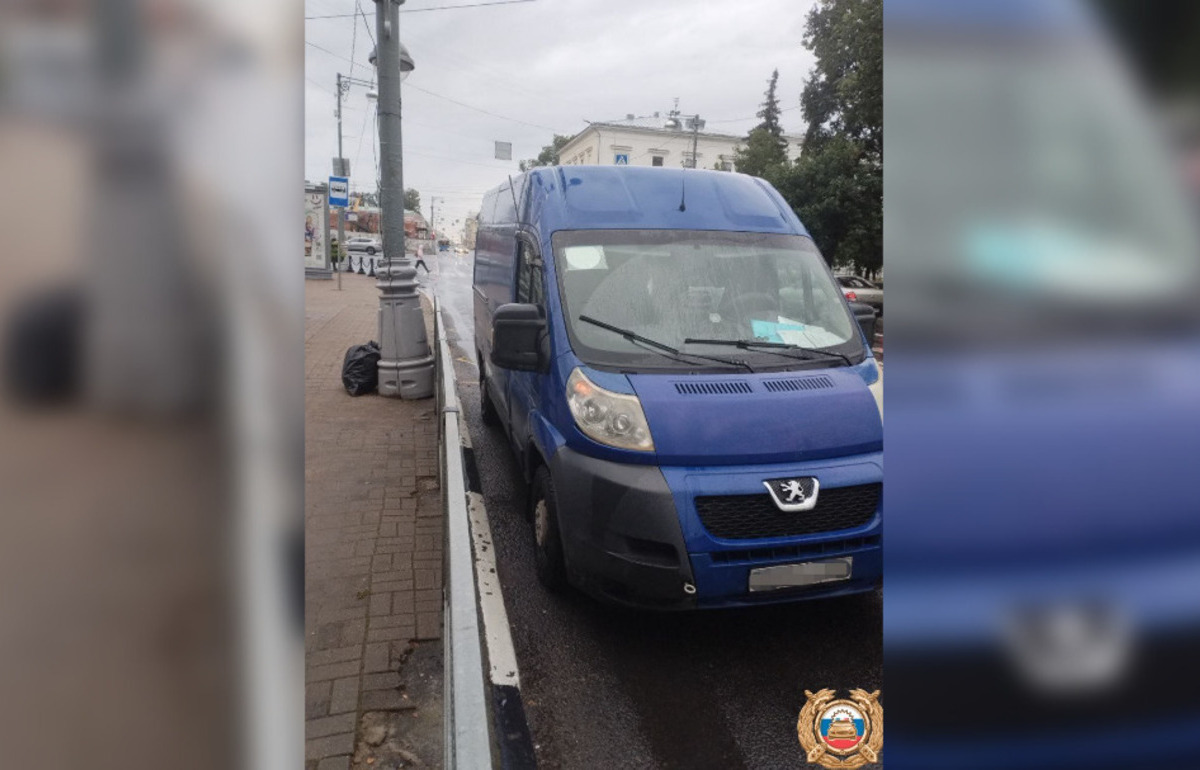 В Твери на Советской фургон сбил пешехода Фото: ГАИ