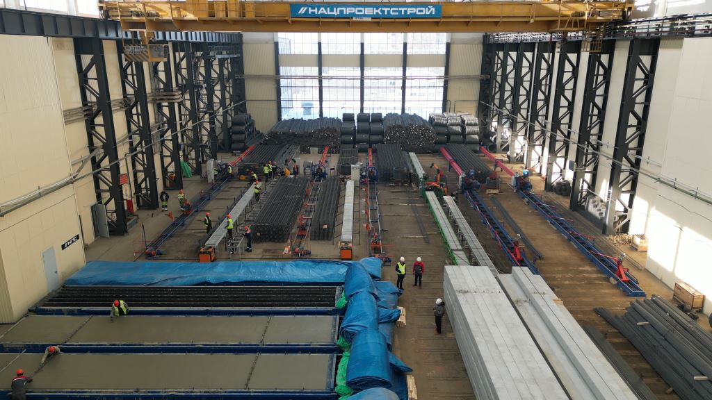 В Тверской области возвели три завода по производству свай для ВСМ Фото: Нацпроектстрой