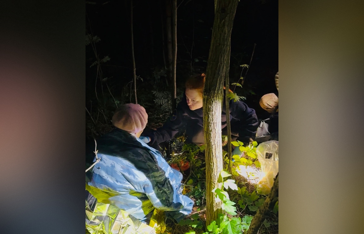 Пропавшую бабушку в халате и резиновых шлепанцах нашли в лесу под Тверью Фото: ВПСО "Сова"